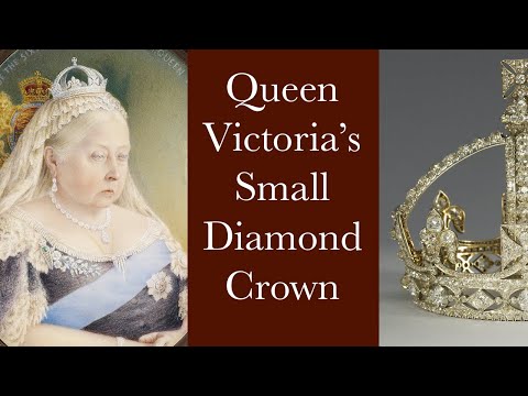 Pequena coroa de diamantes da Rainha Vitória
