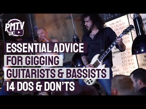 14 Tips for Gigging Guitarists - Dagan's Dos & Don'ts of Playing Gigs