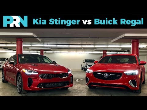 Kia Stinger GT vs Buick Regal GS | TestDrive Showdown