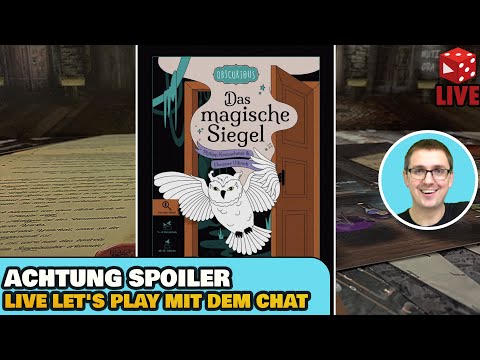 Das magische Siegel - Live Let's Play mit dem Chat !!! ACHTUNG SPOILER !!!! (Obscurious)
