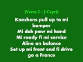 Konshens and J Capri - Pull up to mi bumper (lyrics)