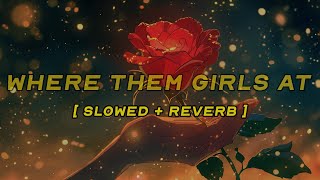 david guetta, flo rida, nicki minaj - where them girls at (afrojack remix) [ slowed + reverb ]