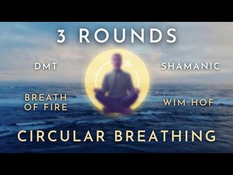 DMT, Fire, Wim Hof, Shamanic, Circular Breathing + Bentinho Massaro Meditation (3 Rounds Guided)