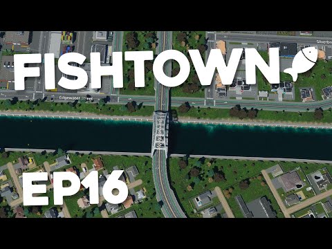 Building a CANAL SYSTEM - Cities Skylines 2 FishTown #16
