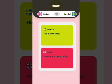 Swedish | Learn Swedish Quick Phrases! 🇸🇪✨ #swedishbasics