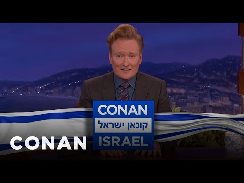 Conan Announces "Conan Without Borders: Israel" | CONAN on TBS