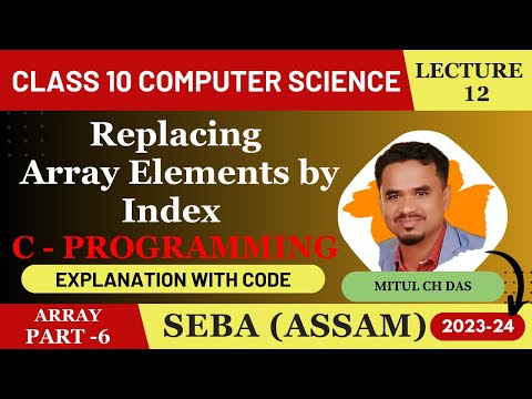 C Programming To Replacing Array Elements By Index