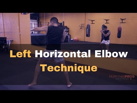 Left Horizontal Elbow - Muay Thai Technique