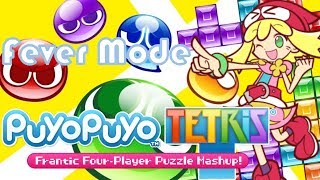 Puyo Puyo Tetris Fever Mode Gameplay - Nintendo Switch