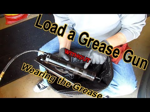 How to Load a Grease Gun Without Wearing the Grease