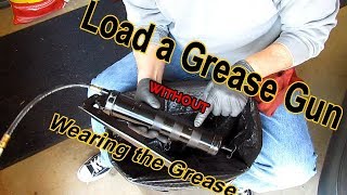 How to Load a Grease Gun Without Wearing the Grease