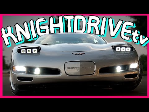 Transform Your C5 Corvette with KnightDriveTv LED Headlights!!