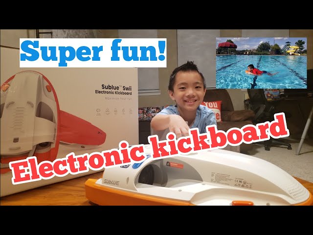 سكوتر SWII للغوص تحت الماء باللون البرتقالي