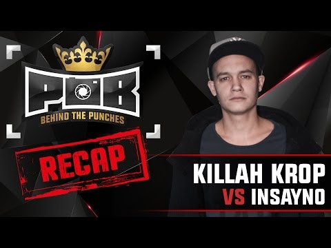 Killah Krop Recap vs Insayno - Behind The Punches POB Freestyle 5 MAART