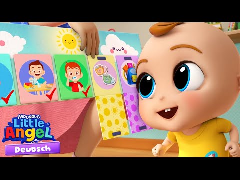 Wir machen uns schulfertig | Kinderlieder mit Klein Joni | Little Angel Deutsch