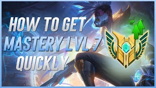 How to get any Champion to Mastery Level 7 Fast in League of Legends Season 13 (INSANELY FAST!!!)