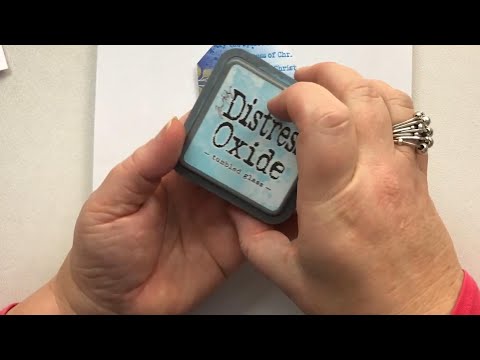 A festive Floral Wreath Tag by Karen Telfer