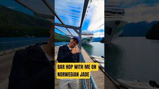 Cruise Bar Crawl on NCL Jade 🛳 #cruise #ncl #norwegian #cruiselife #travel #shiplife #shorts #bars