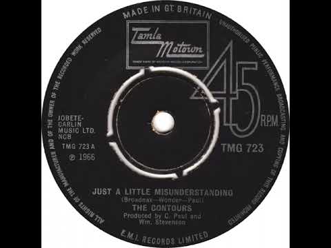 UK New Entry 1970 (19) The Contours - Just A Little Misunderstanding