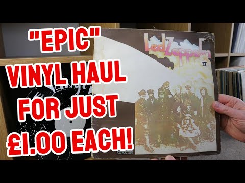 Recent Vinyl Finds Part 47 "Epic Prog Rock Vinyl Haul for Just £1.00 each!"