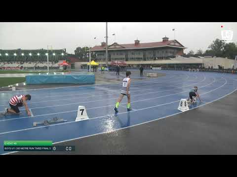Boys U11 200m Timed Final 3: 2021 Commonwealth Bank State Track and Field Championships // LAVicTV