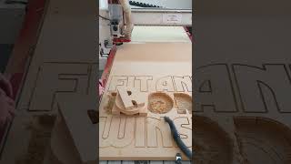 Cutting out shapes on the cnc router without using