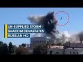 UK Supplied Storm Shadow Missile Kills Russian Admiral Ukraine Claims