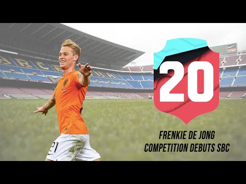 FRENKIE DE JONG | COMPETITION DEBUTS SBC | PACYBITS 20