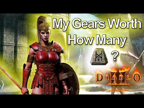 Checking How Many JAH My Javazon's Gears Worth in Total (Diablo 2 Resurrected)