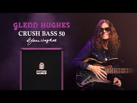 Glen Hughes Limited Edition Deep Purple Orange Crush Bass 50 image 5