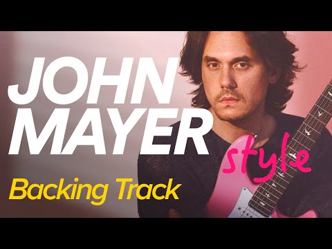 John Mayer Style Backing Track | Guitar Jam Track | Good Vibes