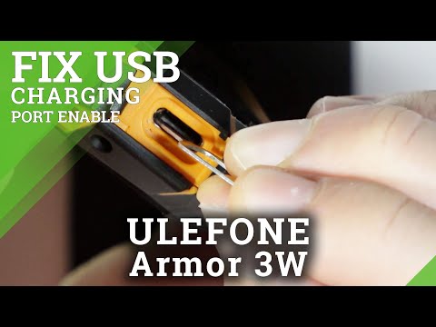 How to Clean USB C Charging Port in Ulefone Armor 3W?