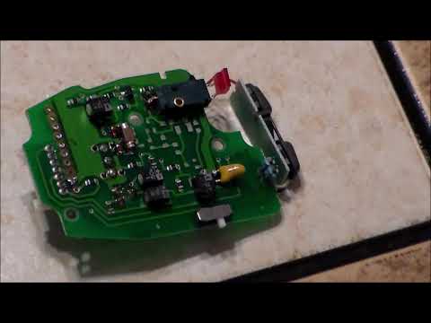 Yaesu MH-27 Microphone repair - bad capacitors.