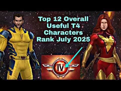Top 12 Overall Useful T4 Characters Rank July 2025 - Marvel Future Fight