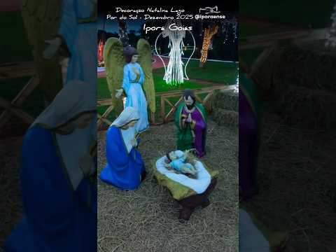 IPORÁ GOIÁS, PROJETO VISÃO AÉREA DECORAÇÃO NATALINA 2025 NO LAGO POR DO SOL PARTE 02.