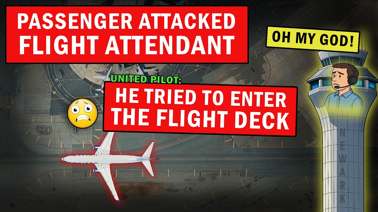 AGGRESSIVE Passenger Attacked Cabin Crew and Opened Main Door!