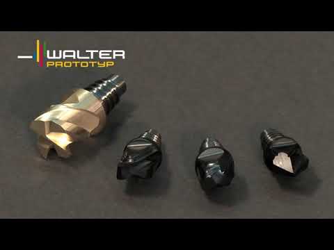 Walter Prototyp Milling Conefit Spade solid carbide exchangeable heads Fräsen Wechselkopffräser