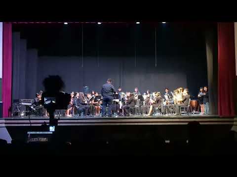 Sambeando by Victor Lopez. 8th grade wind ensemble evening of 3-7-24.