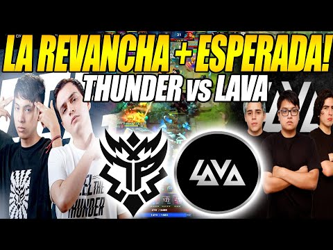LA REVANCHA + ESPERADA!! THUNDER vs LAVA - GAME 1 - DPC SA WINTER TOUR 2022 DOTA 2