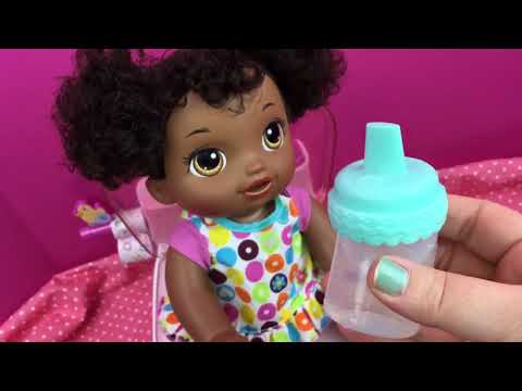 Baby Alive Go Bye-Bye Crawling Doll Smoothie Feeding and Potty Training Video