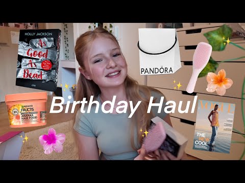BIRTHDAY HAUL | Everything I got for my birthday 🎀✨