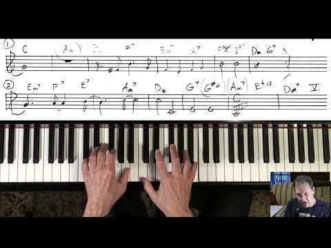 Let's Get Lost 🎹 Chet Baker jazz piano college tutorial