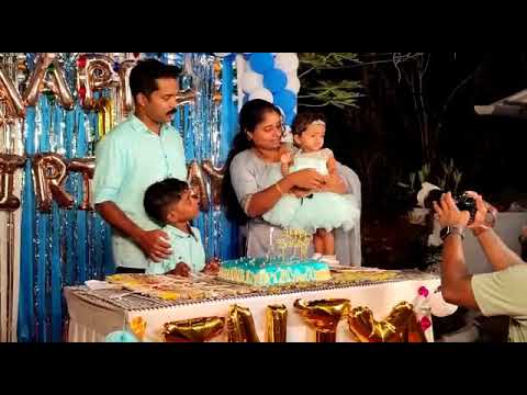 iniya birthday cake cutting🥰