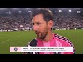 Messi Reacts After Scoring TWICE To Send Inter Miami To Leagues Cup Final