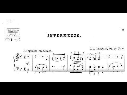 Caspar Joseph Brambach: Intermezzo, Op.69/6