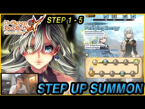 GACHA STEP UP 1-5 PURIFYING ENERGY - Seven Deadly Sins Grand Cross