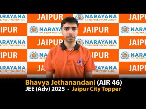 Bhavya Jethanandani | AIR-46 | JEE (Advanced) 2025