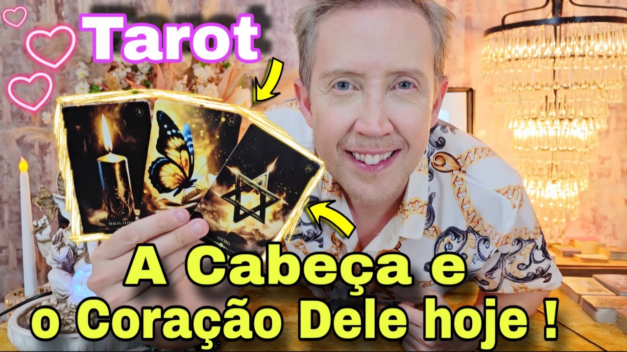 A CABEÇA E O CORAÇÃO DELE HOJE ! O QUE ELE PENSA E SENTE POR VOCÊ HOJE ?rei do oráculo hoje,bubataro