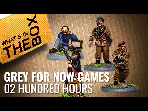 Unboxing: Partisan Resistance Cell + Jedburgh Team - 02 Hundred Hours | Grey For Now Games