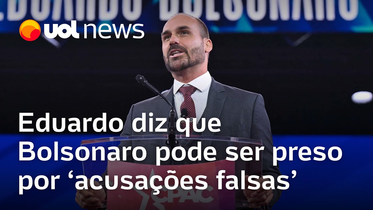 Eduardo Bolsonaro admite prisão do pai e pede orações nos EUA; 'Família já vê as grades', diz Josias